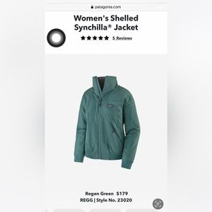 Patagonia Jacket Womens small- Never worn